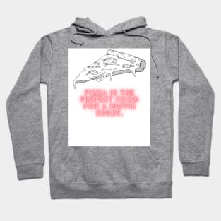 Pizza Love: Inspiring Quotes and Images to Indulge Your Passion Hoodie